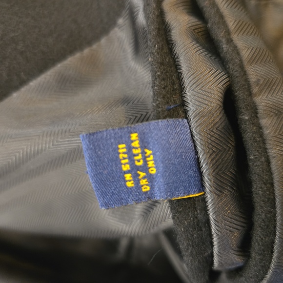 Club Room Cashmere Silk Wool Single Breasted Black Blazer Sports Jacket Size 44 - Picture 10 of 10